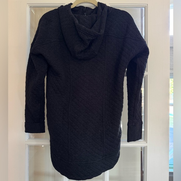 Patagonia Organic Cotton Quilt Full-Zip Hoodie Women's Black XS - Picture 3 of 5